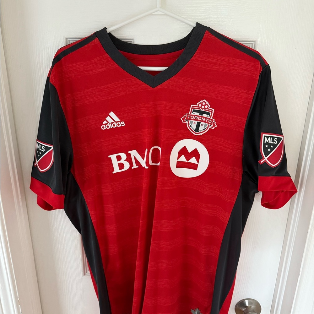 Toronto FC Adidas Red and Black Climacool Jersey